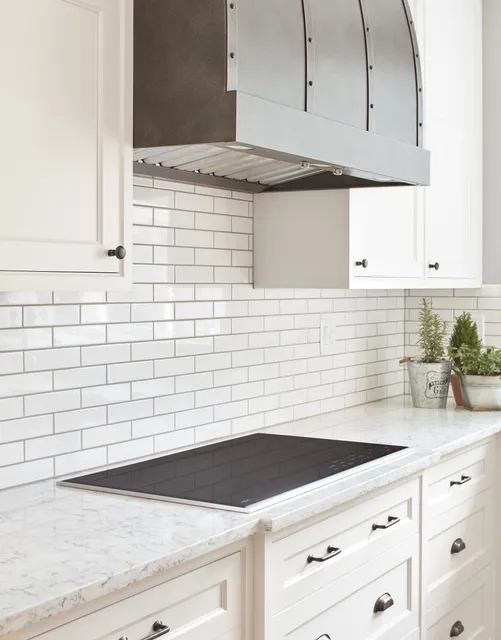 Kitchen backsplash installation
