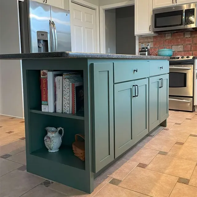 Cabinet refinishing services provided by MJ's Painting