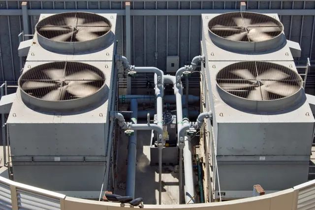 HVAC units on roof