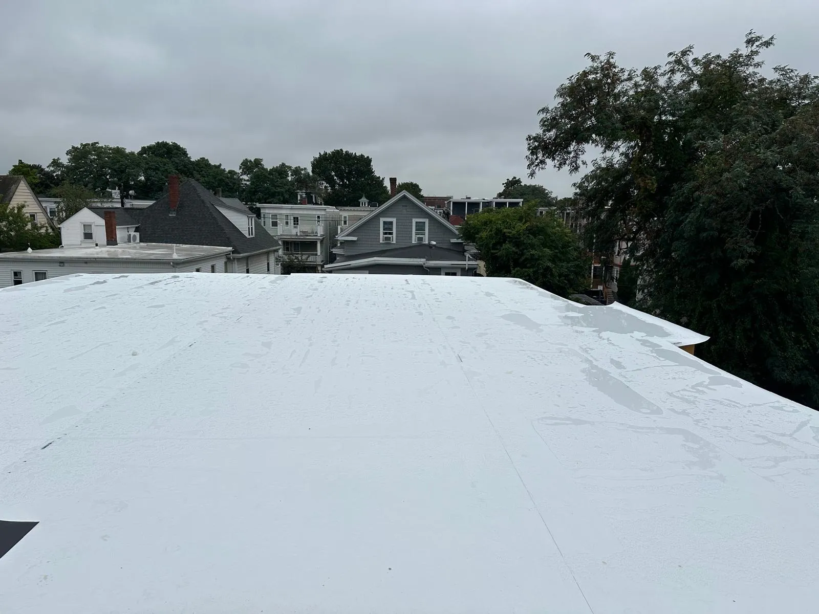 Rubber roof installation Boston
