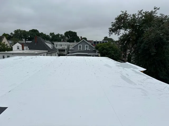 Rubber roof installation Boston
