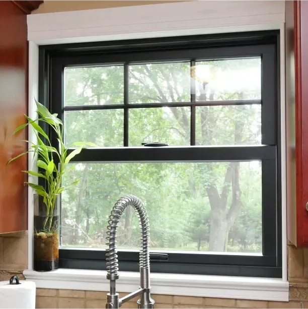 A renovated window inside of a home's kitchen