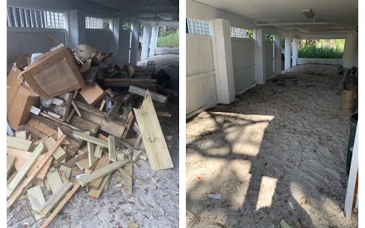 All-Out Junk Removal work photo