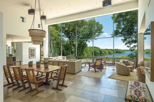 Radial Riverfront Living Room