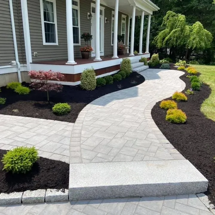beautiful stone walkway