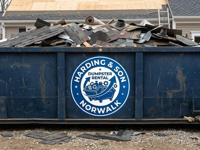 Roofing Dumpster Rental in Norwalk, CT