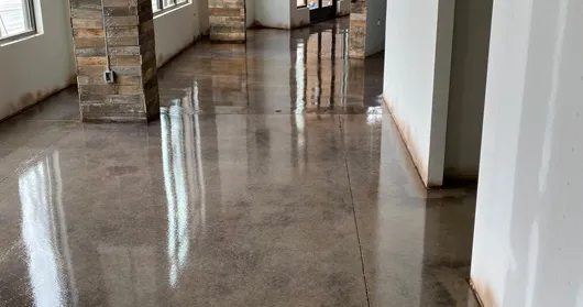Basement floor coatings, decorative wall plastering