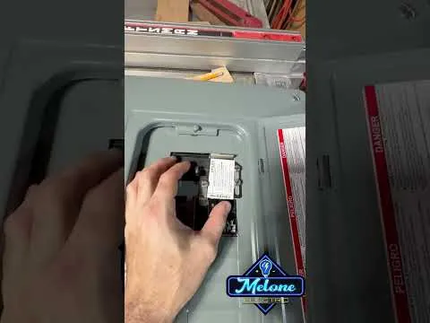 Generator interlock kit installation by Melone Electric in Rhode Island