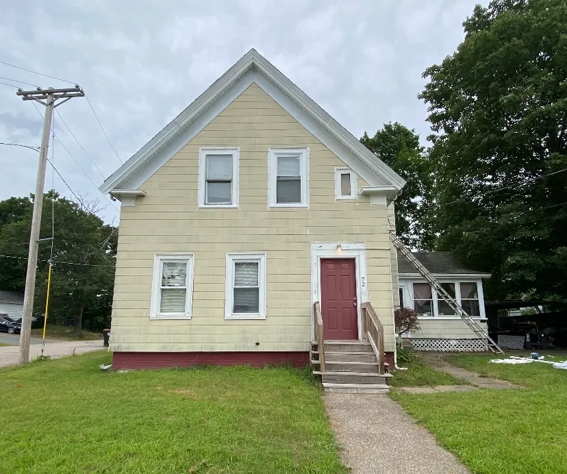 House exterior before painting - Fall River MA