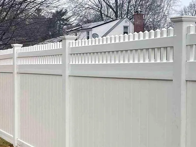 Vinyl fence contractor in Rocky Hill Connecticut