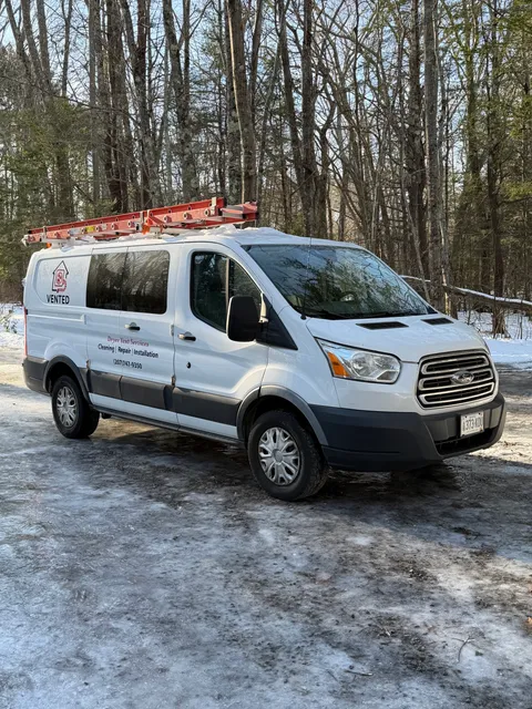 Vented Dryer Vent Cleaning work photo