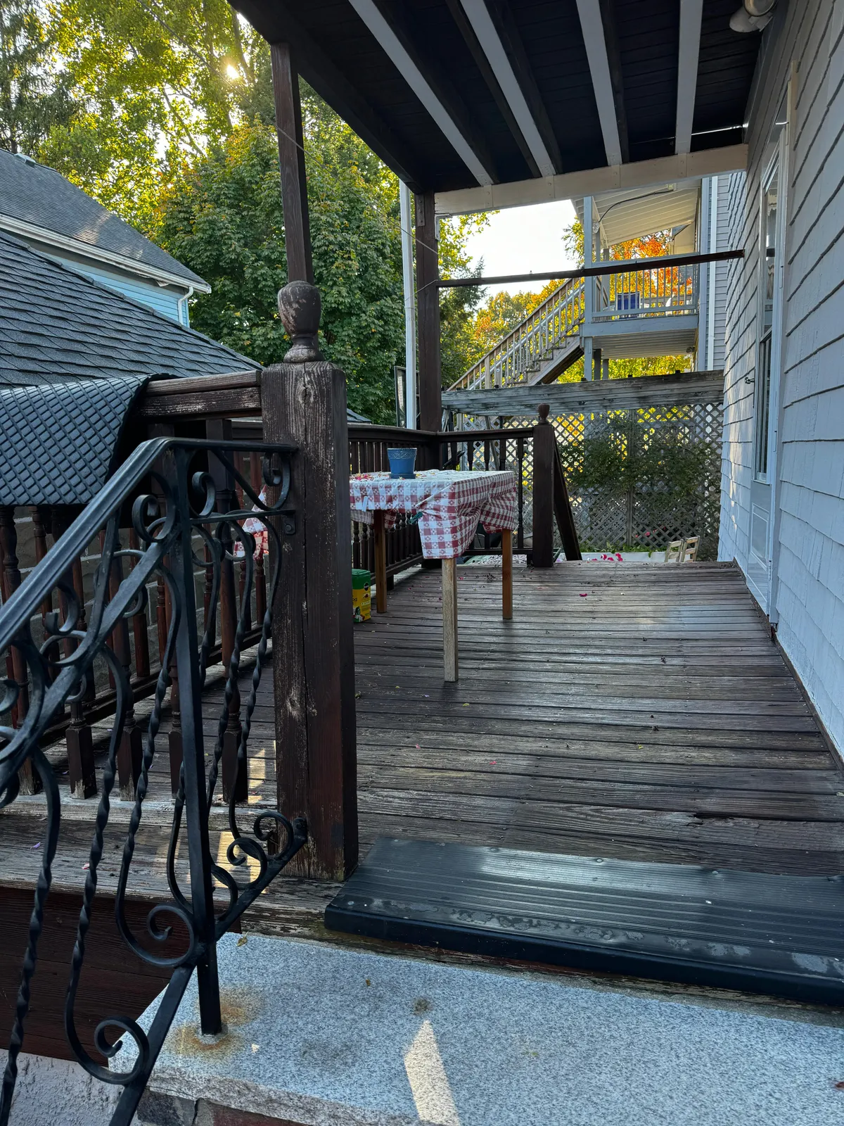 Porch before restoration