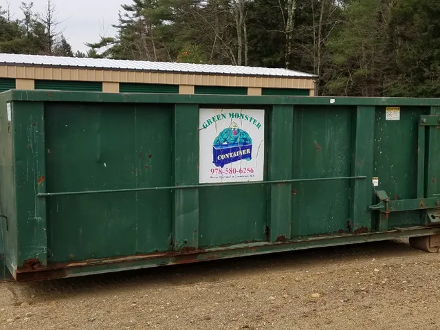Green Monster Containers and Dumpsters work photo