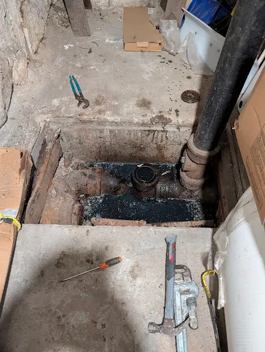P M Drain Cleaning work photo