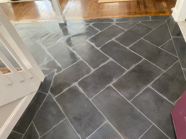 Souza tile installation work photo