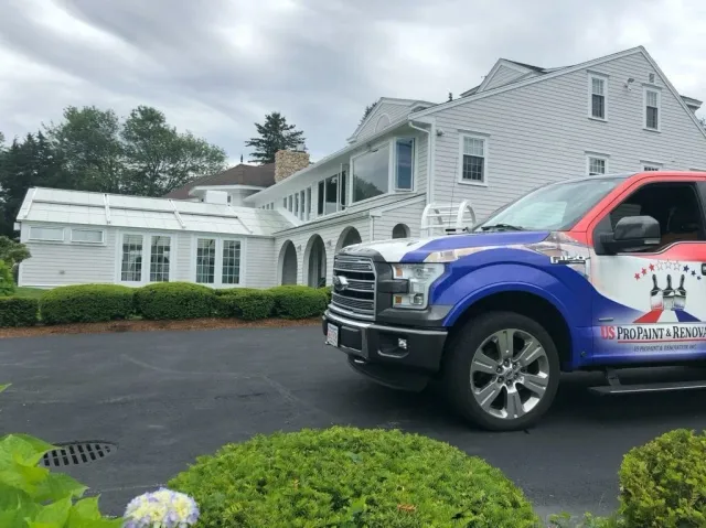 US ProPaint service vehicle at residential property