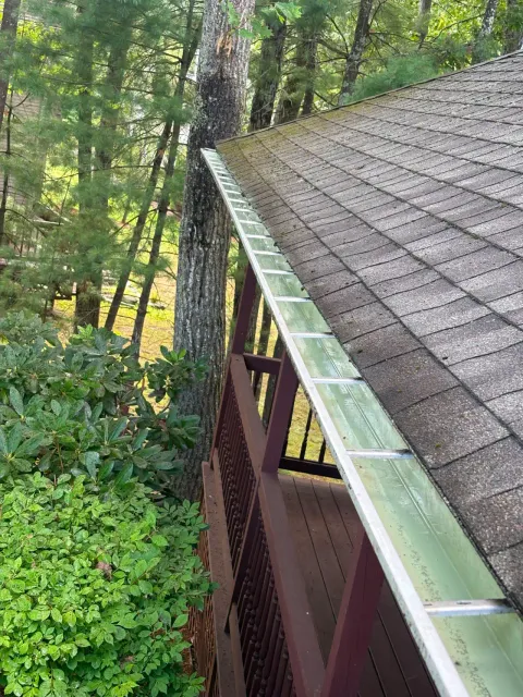 After: new gutter installation in Massachusetts