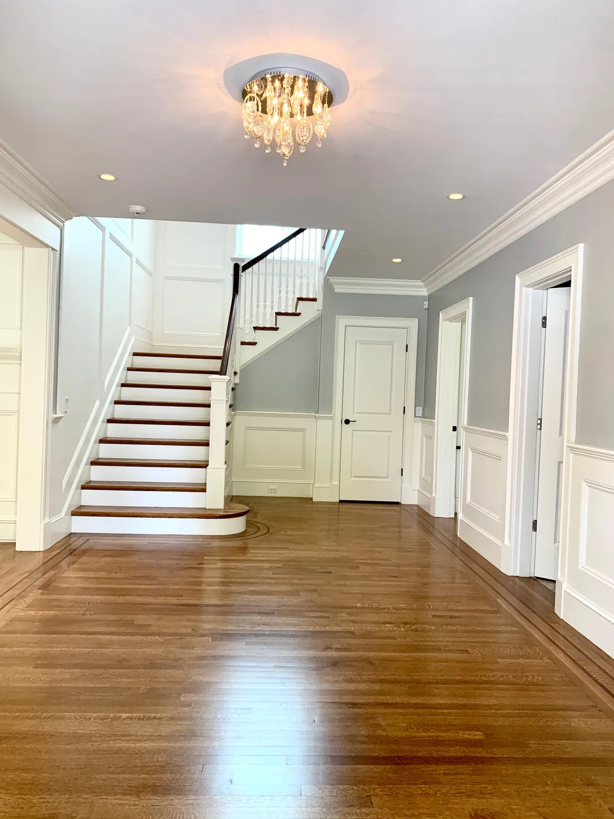 Professional interior painting of a Boston living room with premium paints for a smooth finish.