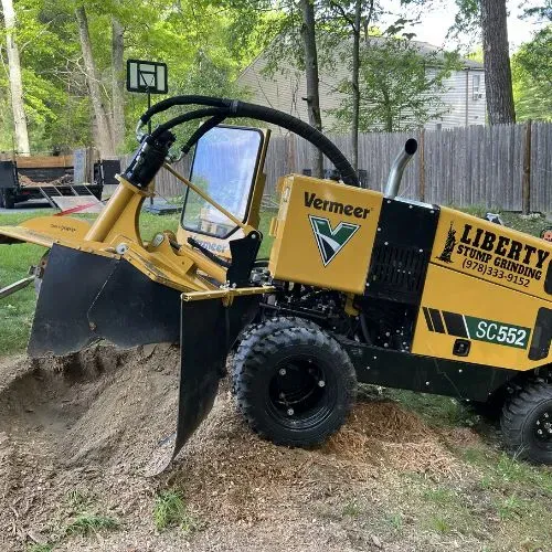 work photo from libertystumpgrinding.com
