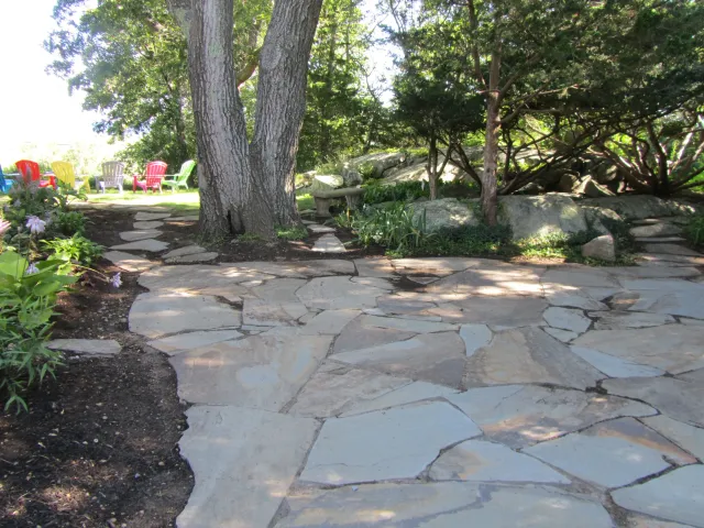 Patio installation. Scituate, MA