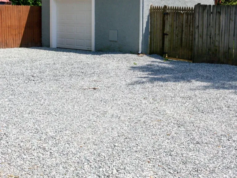 stone driveway