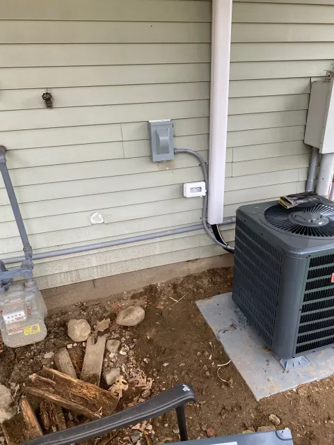 Residential heating and cooling installation