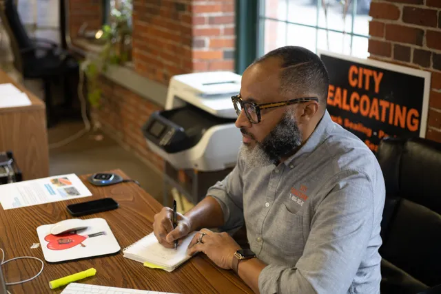 work photo from citysealcoating.com