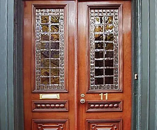 Custom Stained Glass Entry Door