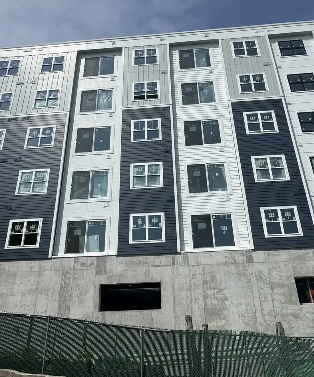 Completed multifamily exterior