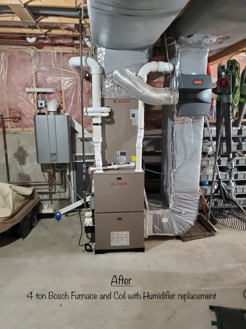 4ton Bosch Furnace & Coil After Pic