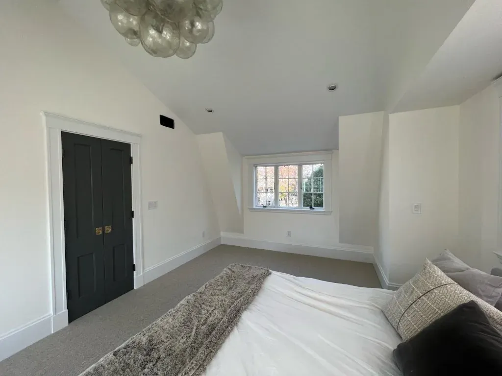 Gallagher Painting completed bright interior bedroom