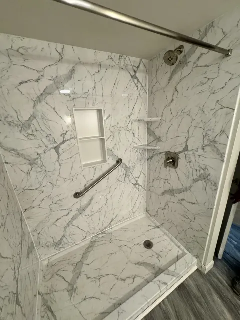 Remodeled bathroom project by Prime Bath