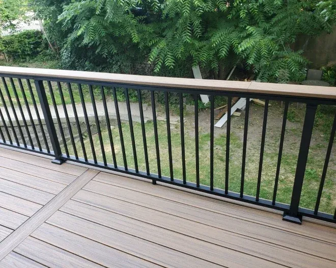 Home deck installation