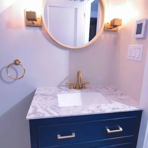 modern Edge Contracting bathroom addition