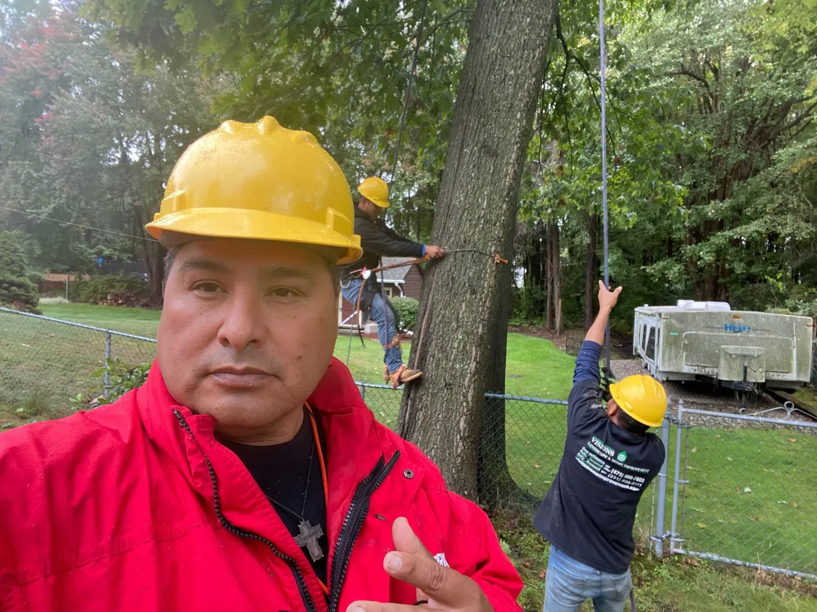 work photo from visionlandsandtreeservicesllc.com