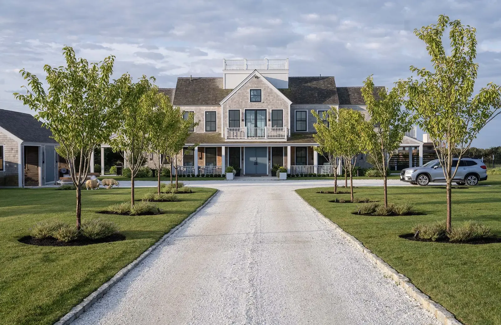 Completed residential landscape