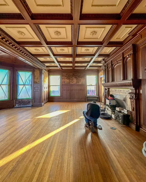 work photo from cascobayhardwoodflooring.com