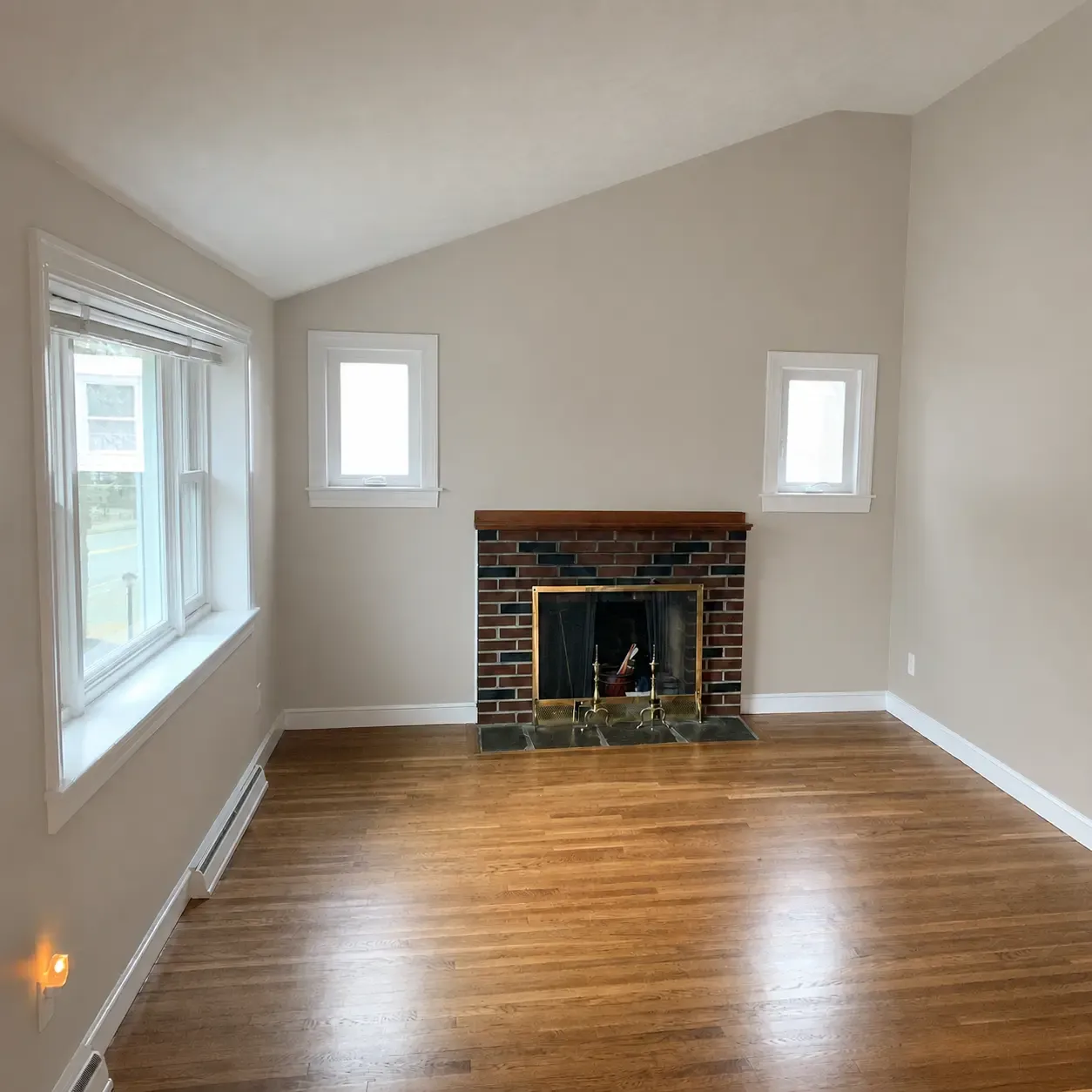 Fireplace Room Transformation after