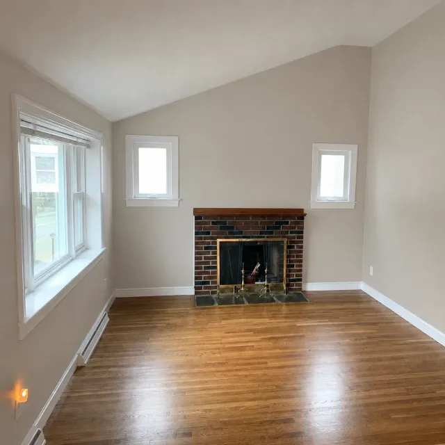 Fireplace Room Transformation after