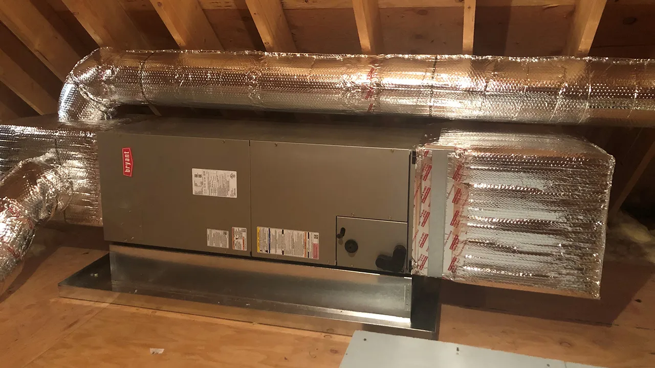 Bryant Evolution heat pump installation