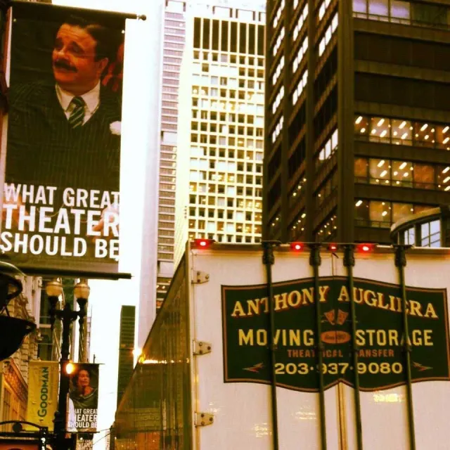 A sign that says what great theater should be