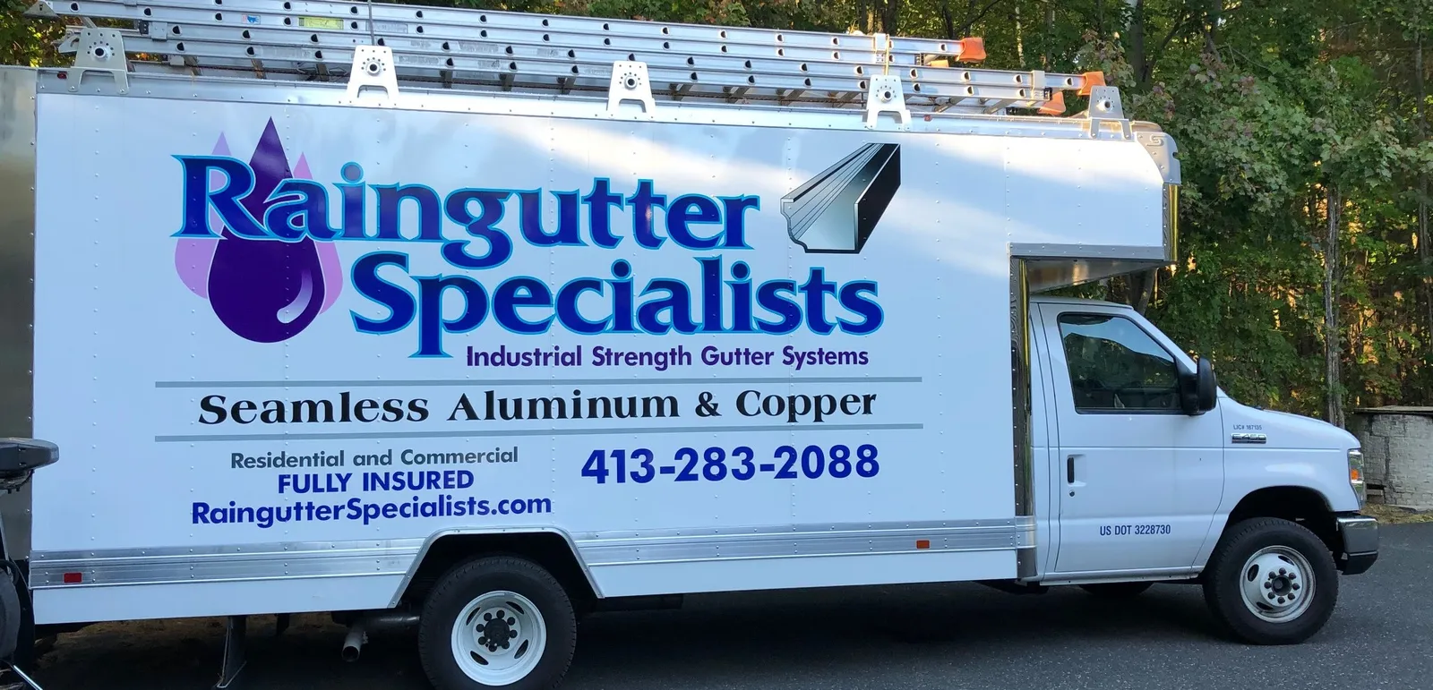 Rain gutter company in Belchertown, MA
