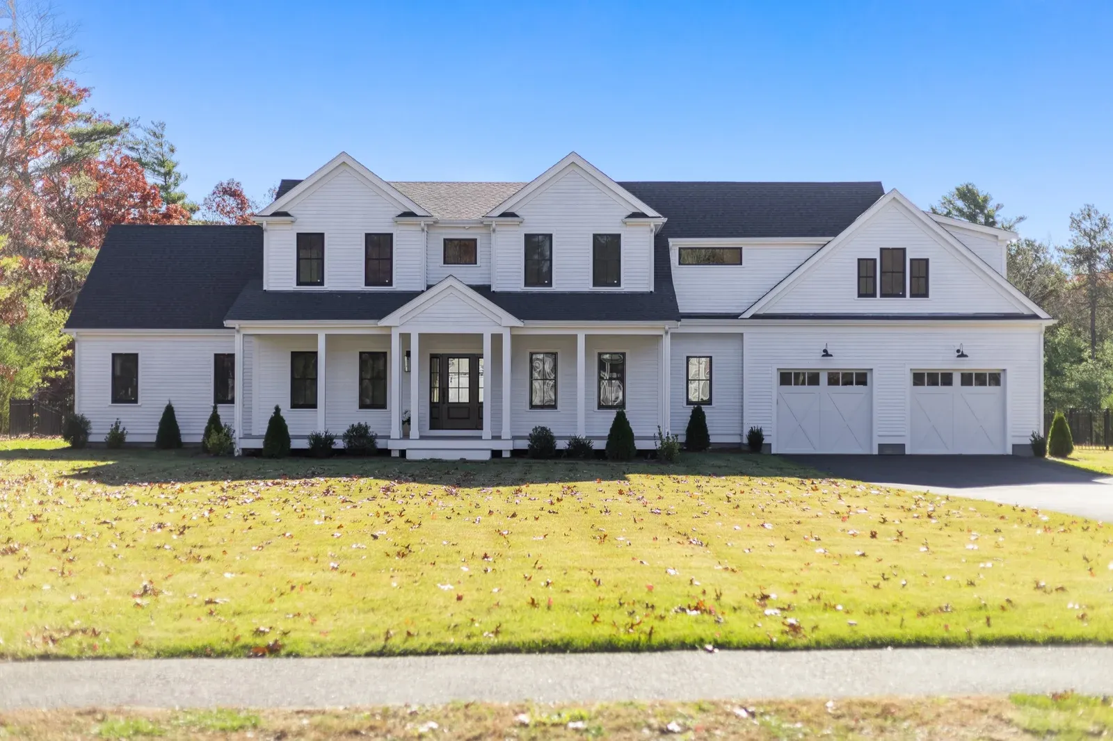 New construction home exterior in Falmouth, MA