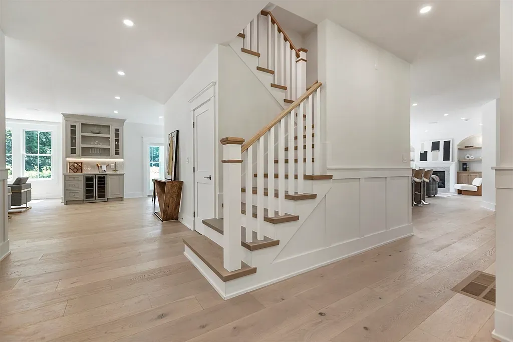 Hardwood flooring installation project by Paulista General Contractors"