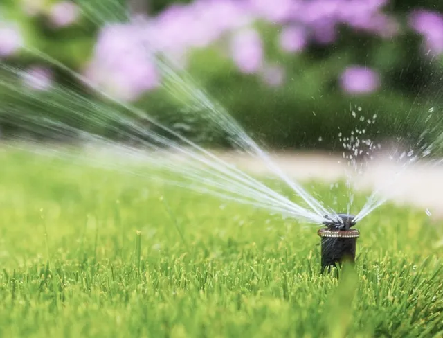close up of an irrigation system