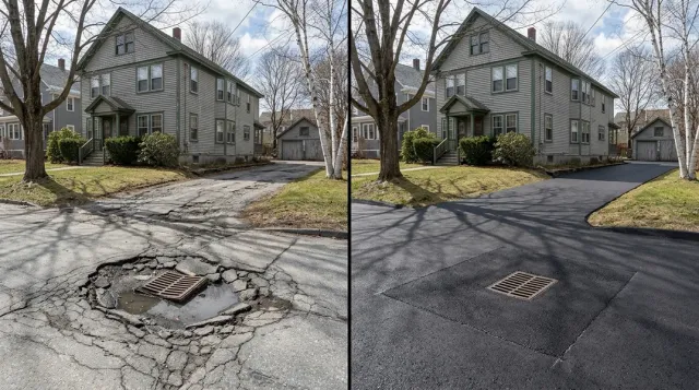 Result asphalt paving in Burlington - Burlington Asphalt Paving