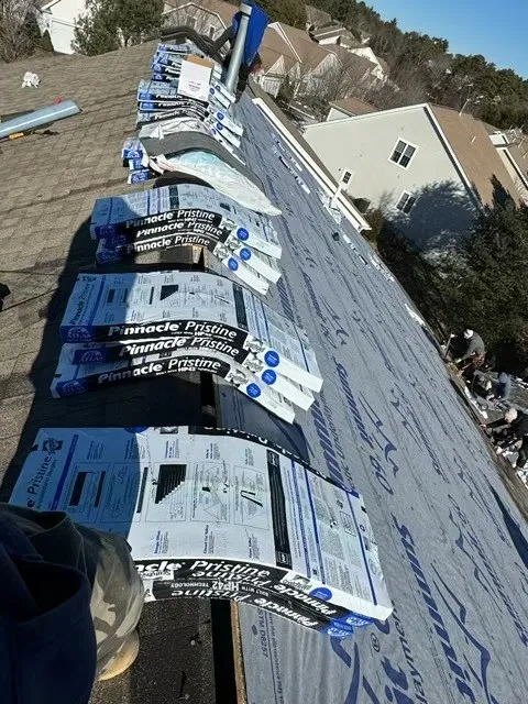 photo of roofing job completed