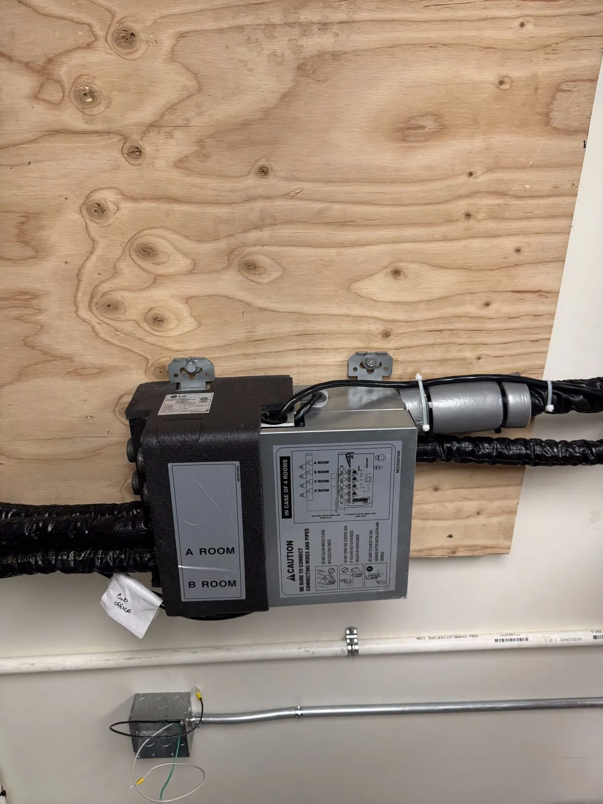 Electrical installation work completed by Sonny Torres Electrician