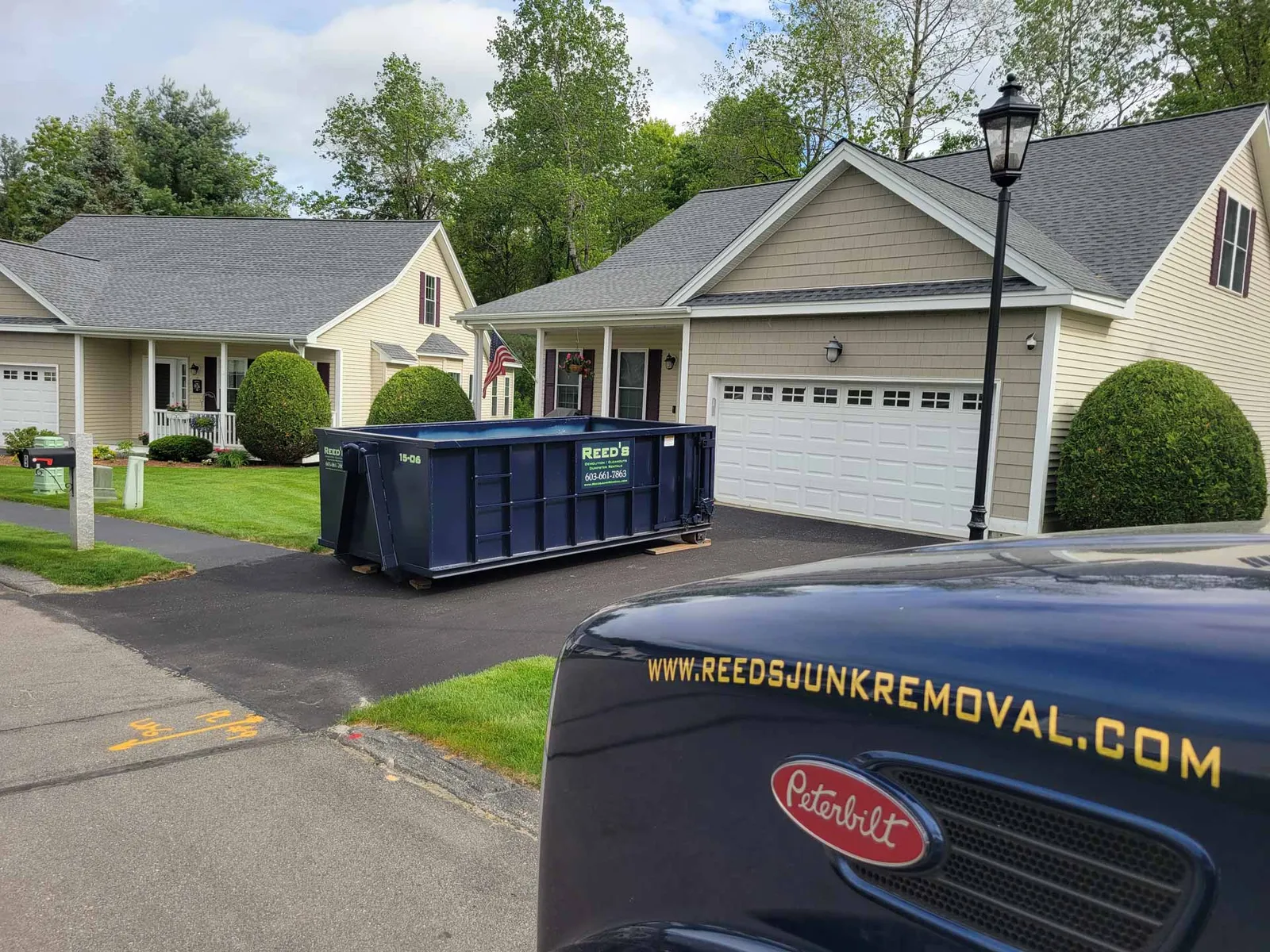 work photo from reedsdumpsters.com