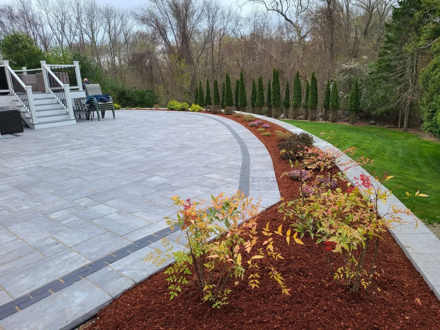 Paver patio in Rehoboth, MA